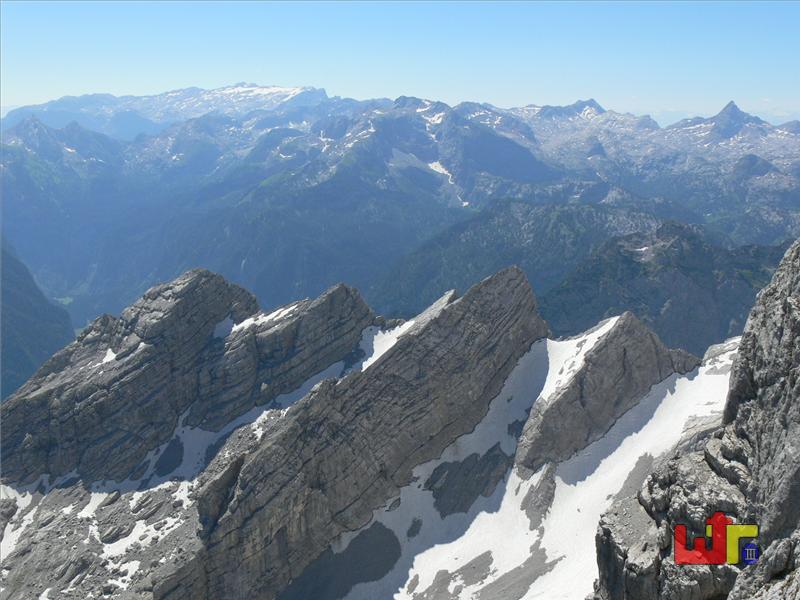 Und der Blick zu den Watzmannkindern